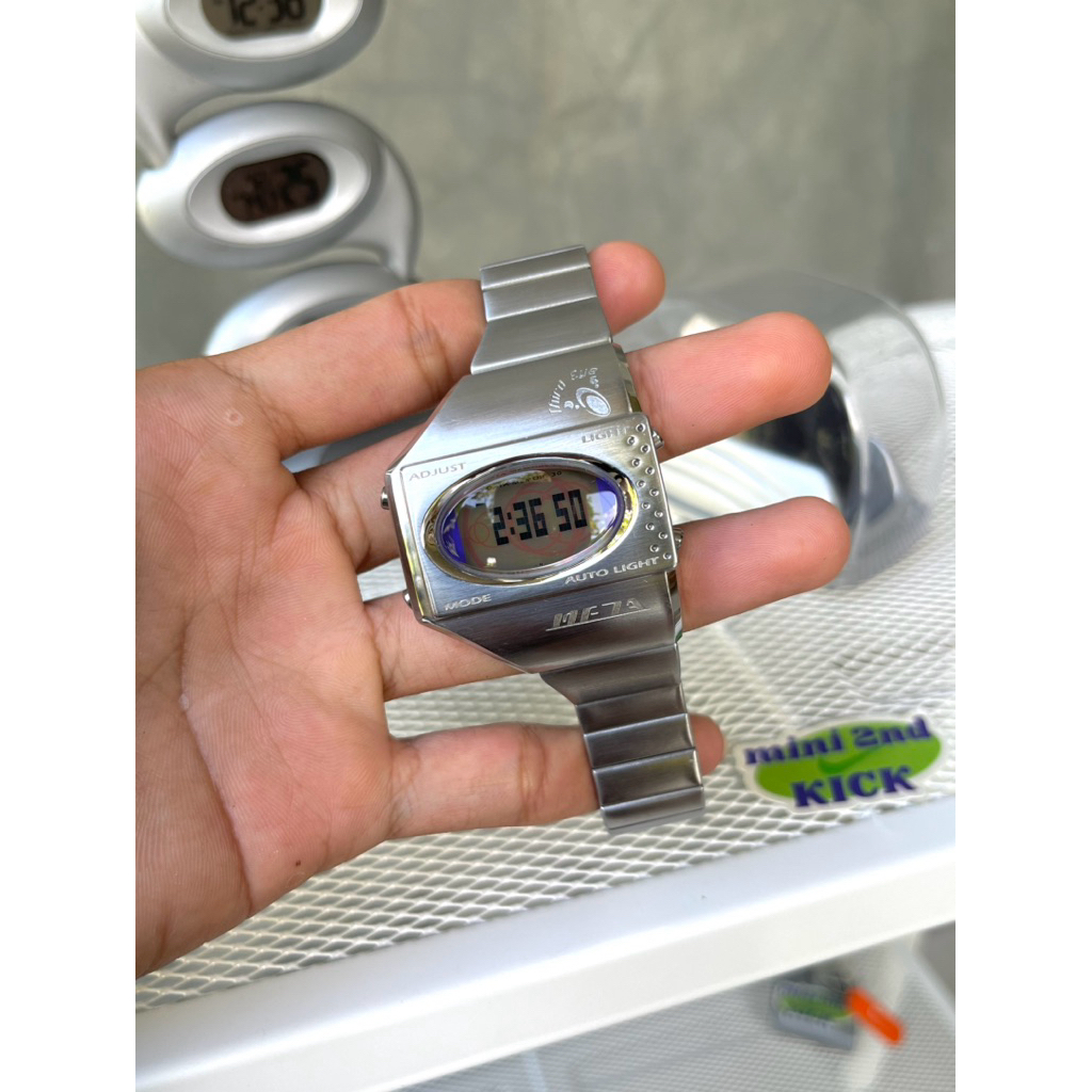 Rare Vintage CASIO META ME-100 PSYCHEDELIA Digital Watch, Jam casio vintage, casio digital