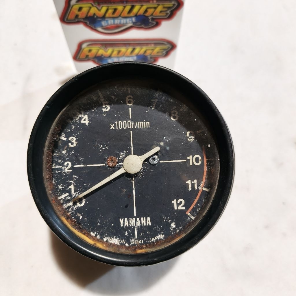 RPM kilometer spido spedo speedometer spedometer spidometer odometer gauge motor Yamaha RX 100 RX 12