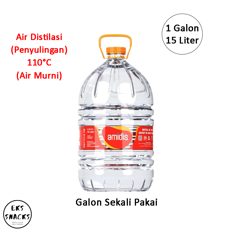 Air Minum AMIDIS KEMASAN GALON 15L | AMIDIS GALON 15 LITER - GALON SEKALI PAKAI