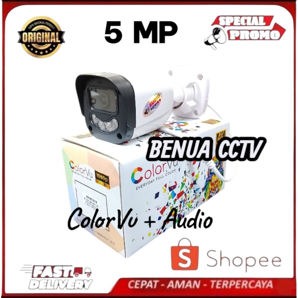 New CCTV Outdoor ColorVu Audio 5MP 1080P IC SONY EXMOR