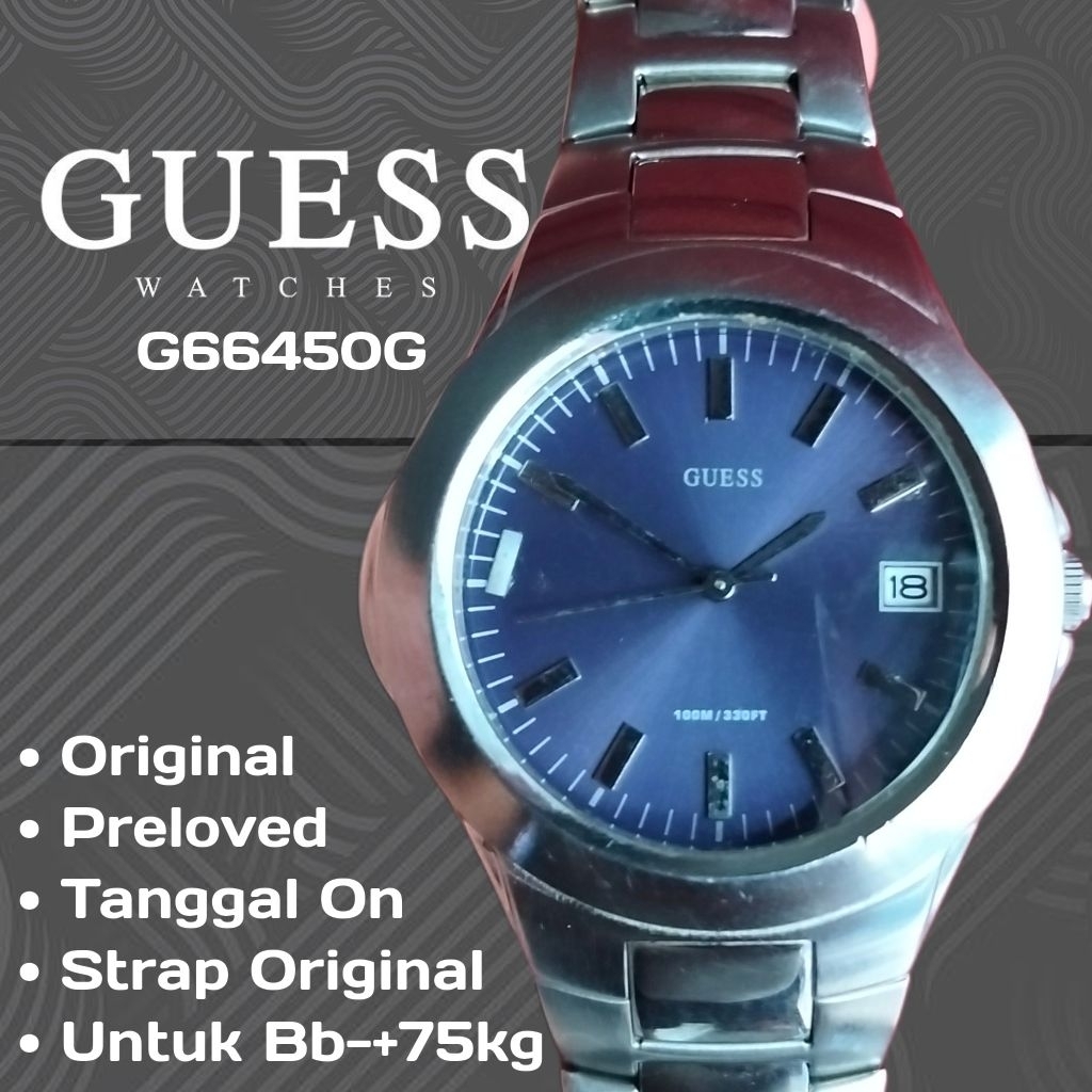 Jam Tangan Guess Waterpro G66450G Original // Preloved Watches