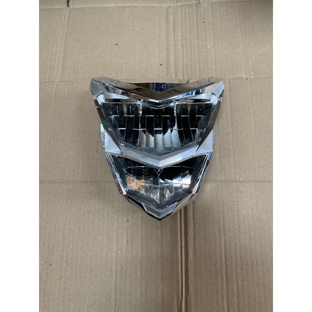 Reflektor chrome pcb led lampu depan honda cb 150 r led original