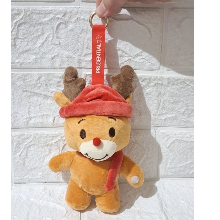 boneka maskot sovenir asuransi prudential boneka rusa deer hewan binatang asuransi