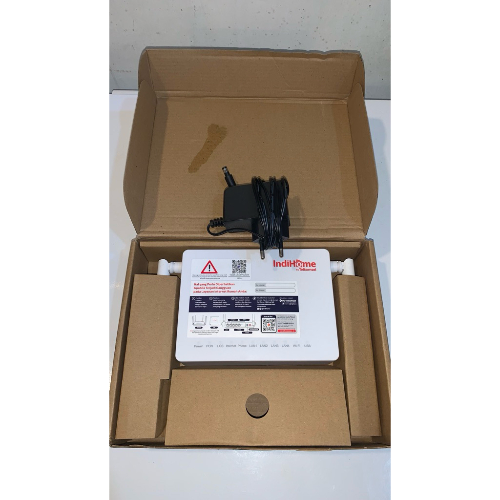 Router Wifi GPON ONT ZXHN F672Y / F679D Dual Band Port Biru + Adaptor Ori