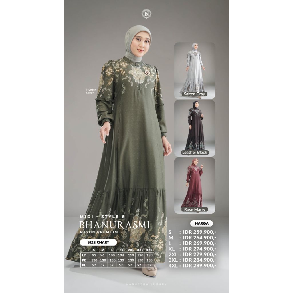 GAMIS NADHERA BHANURASMI STYLE 6