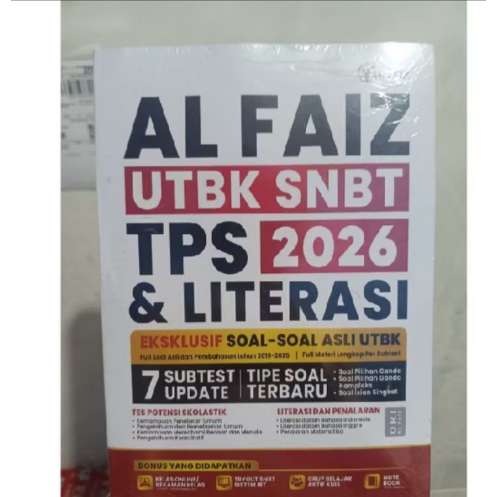 Buku AL FAIZ UTBK SNBT TPS 2026& LITERASI