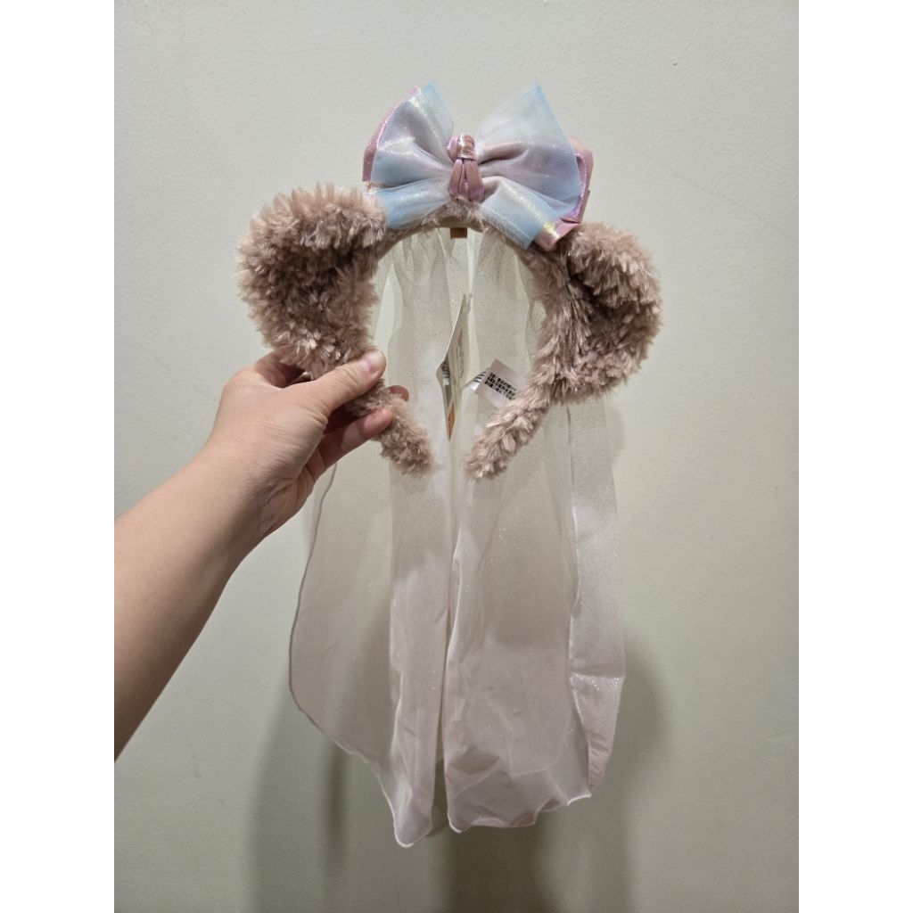 Aksesoris Rambut Anak Pita Bando Bow Headband Hairband Original Disney Duffy Friends Disneyland Rain