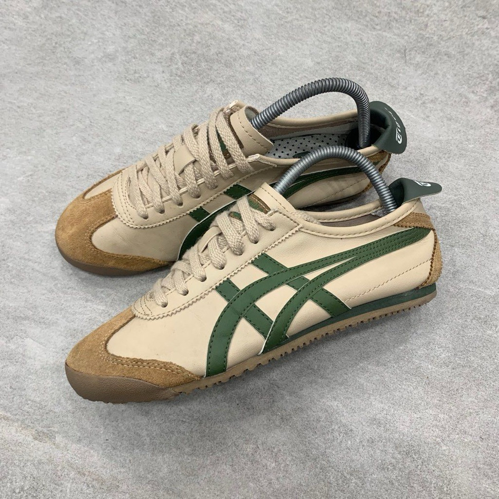 sepatu beige green