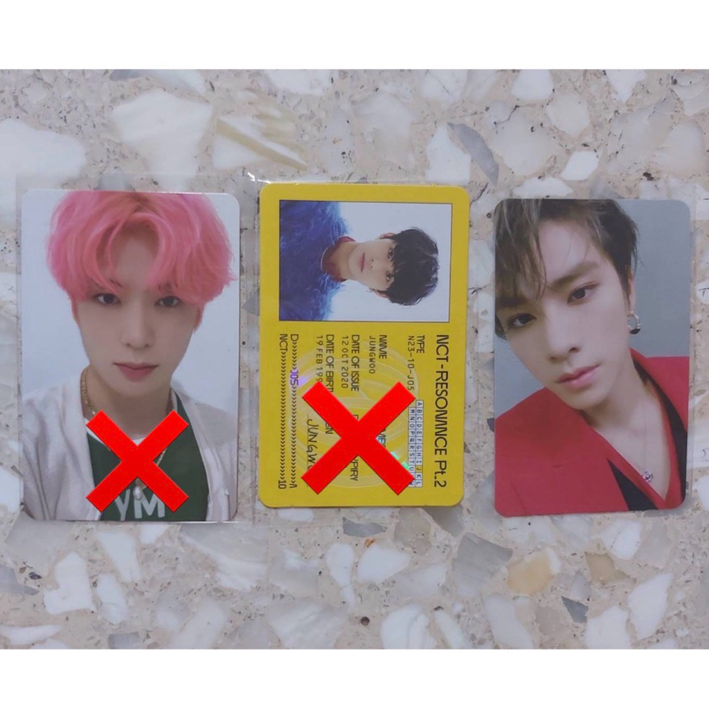 Official Photocard PC Jaehyun, Jungwoo & Xiaojun - NCT 2020 Resonance Pt. 2