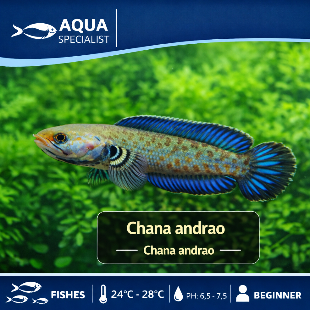 Jual Channa Chana Andrao / Gabus Hias Size 5-7 Cm