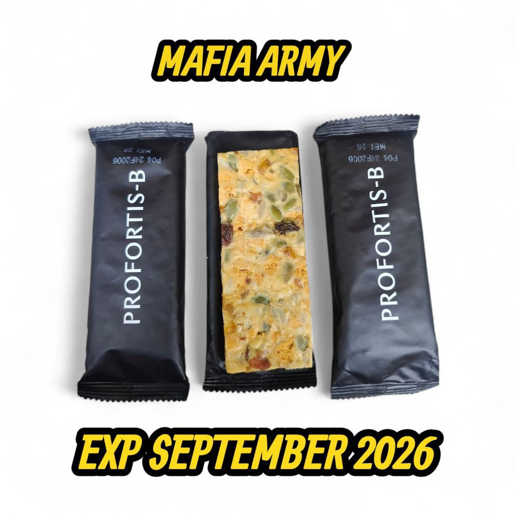 PROFORTIS-B COOKIES KUE BISKUIT OATBAR SNACK RANSUM TNI TIPE EPROKAL PLUS WEY PROTEIN FITNES / RANSU