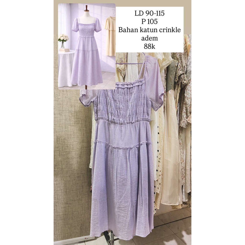 DRESS UNGU/LILAC+adm