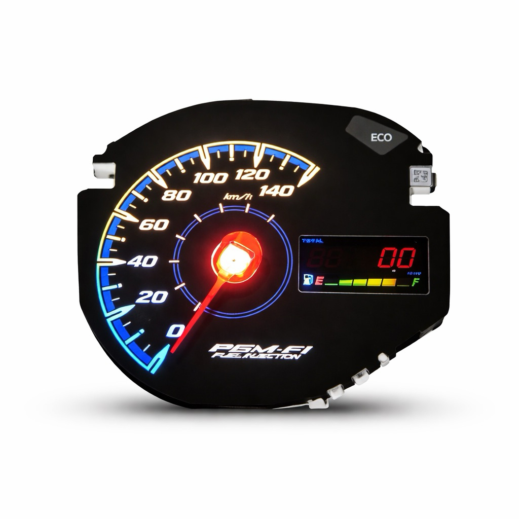 Stiker Modif Warna LCD Speedometer BeAT New Deluxe
