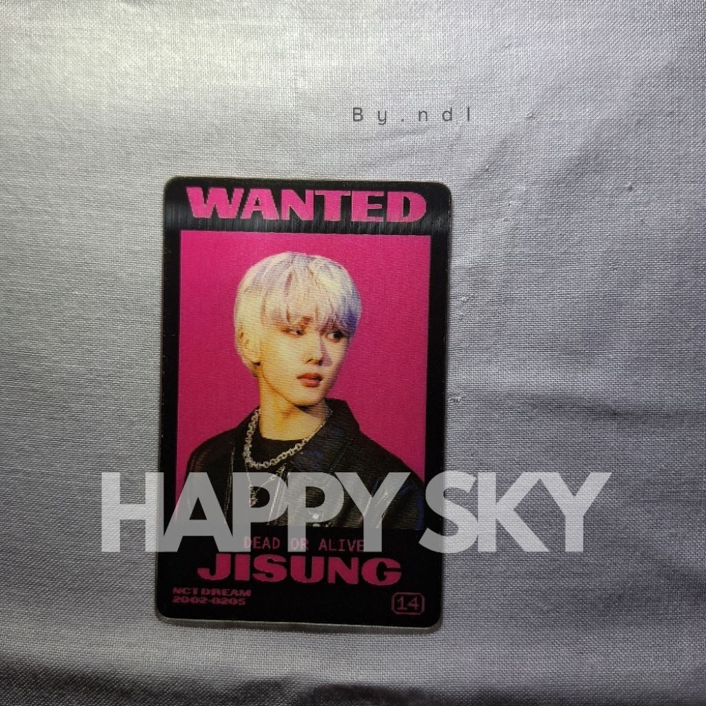 Photocard PARK JISUNG GLITCH MODE OFFICIAL NCT NCT DREAM