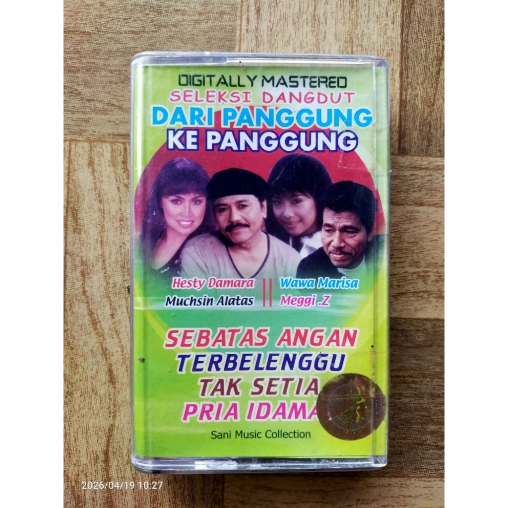 kaset pita jadul Seleksi Dangdut HESTY DAMARA, MUCHSIN ALATAS, WAWA MARISA, MEGGI Z