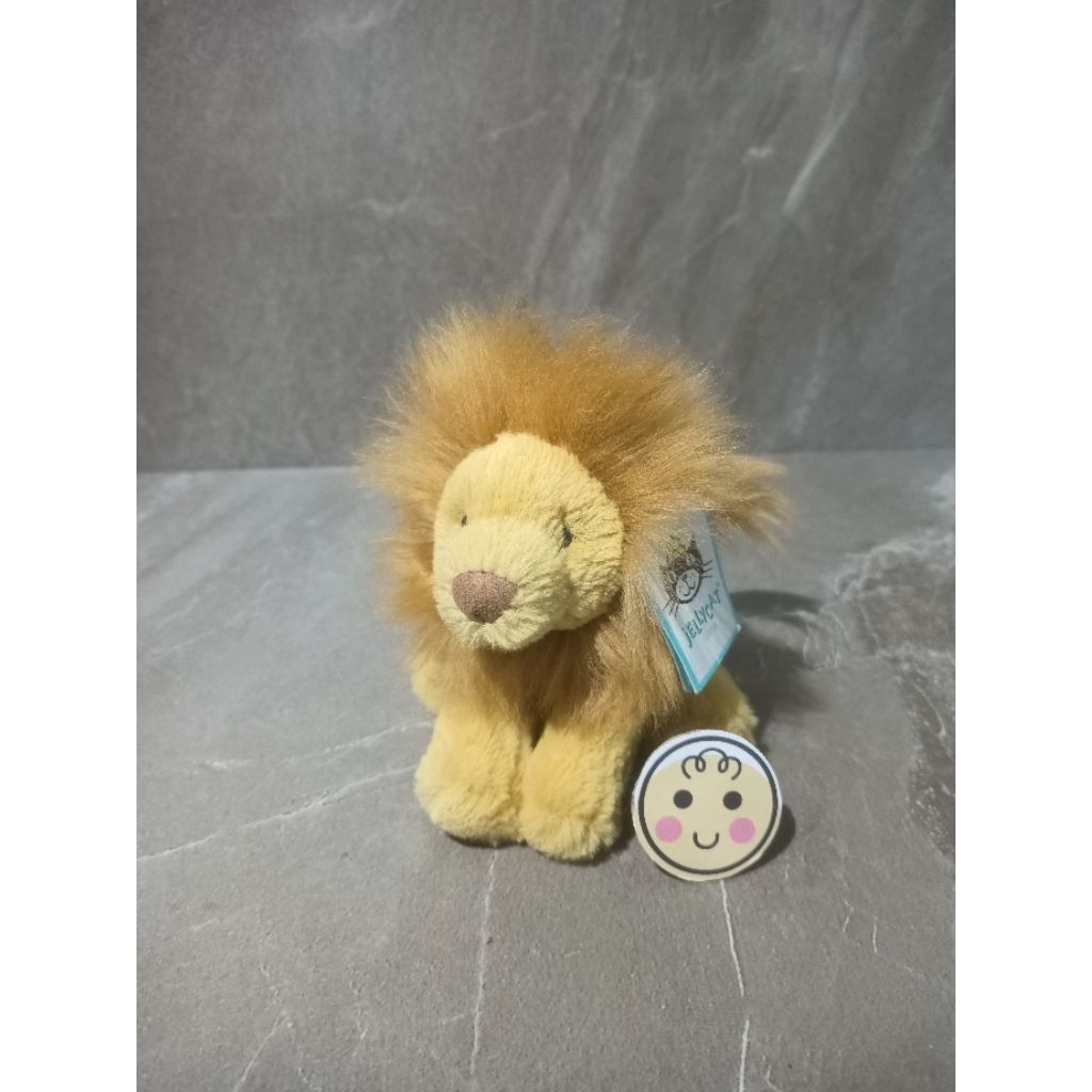 jellycat TINY smudge Lion SUPER RARE.. WITH TAGS