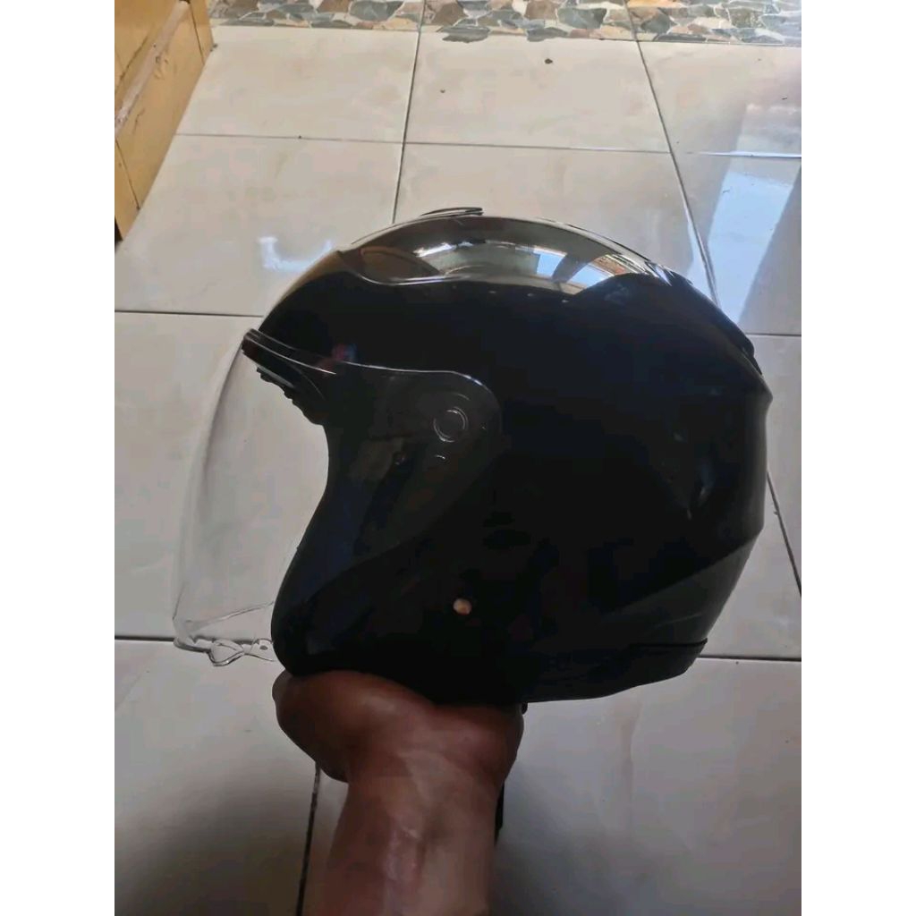KYT Kyoto hitam glossy original
