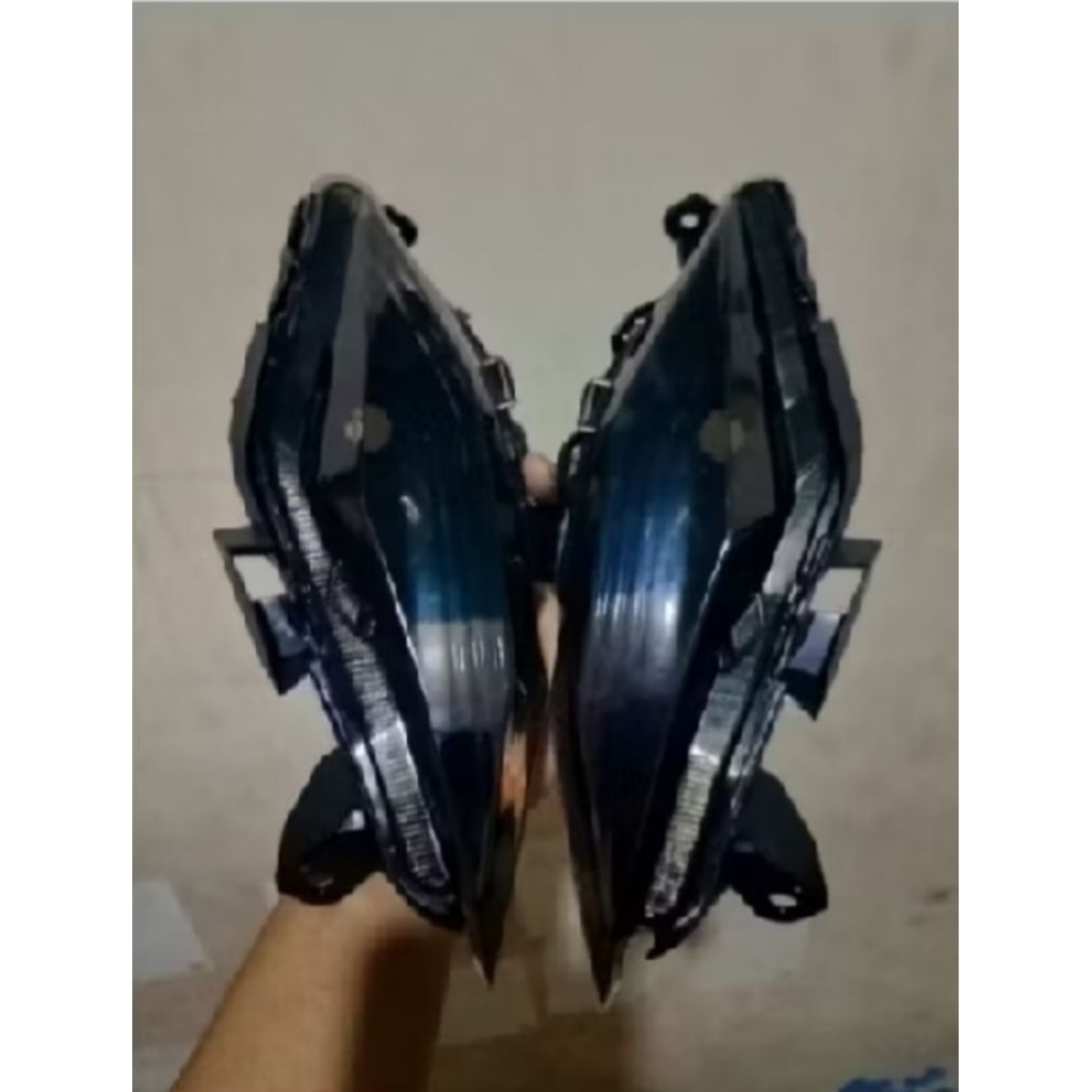 Reflektor Plus Mika Kaca Lampu Sein Sen Reteng Beat Duluxe 2020 2021 2022 2023 Custom Hitam