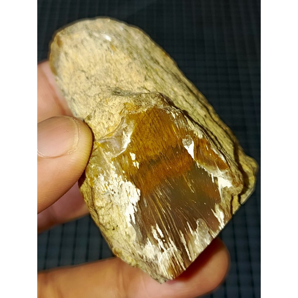 Akik Anggur Bulu Manjangan Masih Bahan