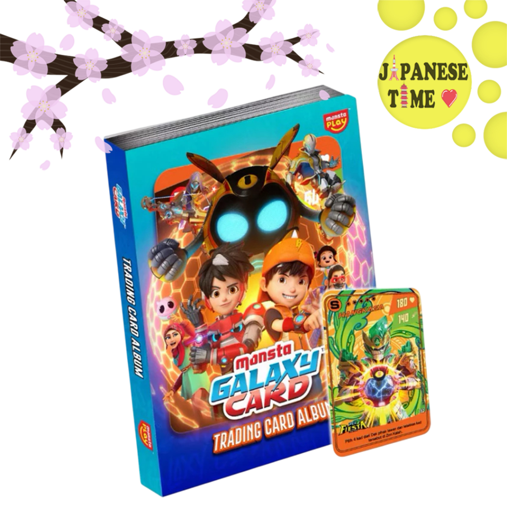 Monsta Galaxy Card Game / TCG Boboiboy Card Album V4.0 Original + Bonus Promo Card Fiesta