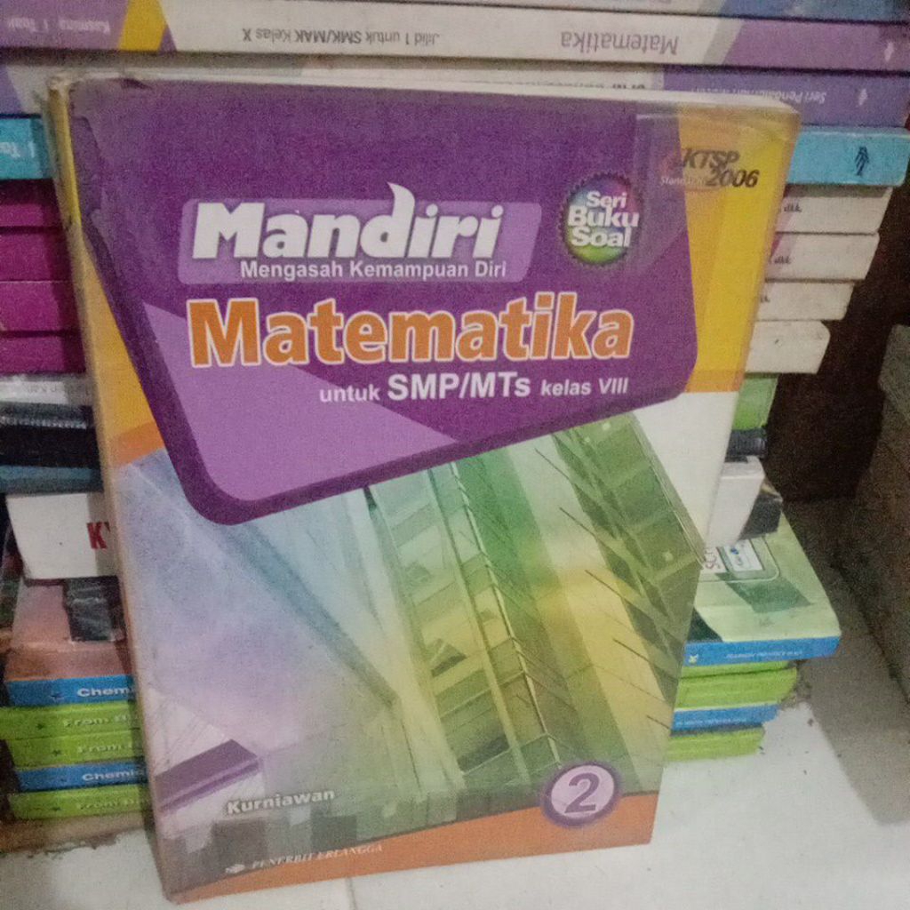 buku soal matematika SMP kelas 8 mandiri