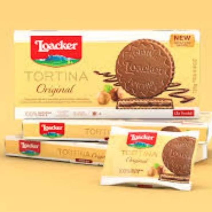 Loacker Wafers Original / Dark Chocolate Tortina 126g Australia