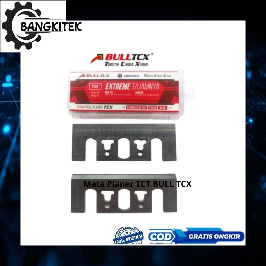 Mata Pisau Planer TCT BULL TCX/Planer Blade TCT BULL TCX
