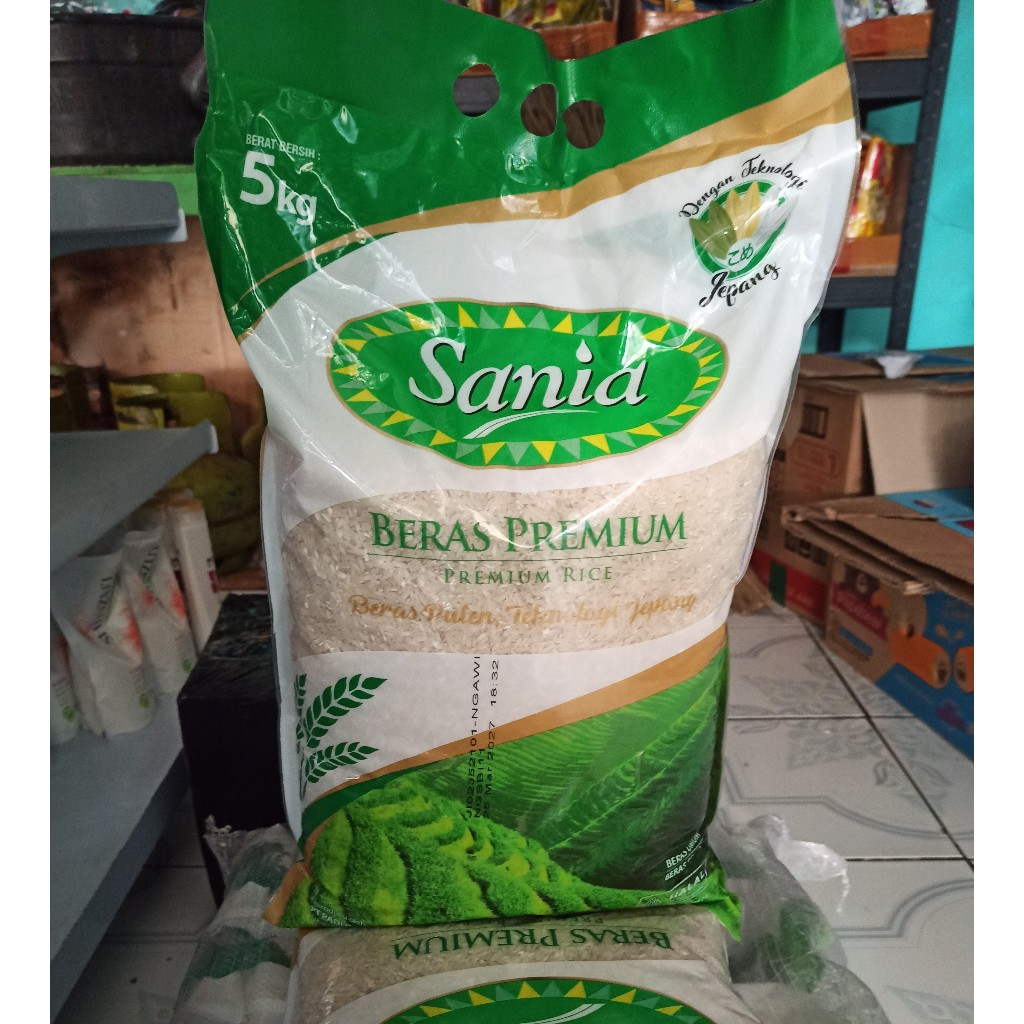 Ready beras sania 5kg , beras premium sania 5 kilo