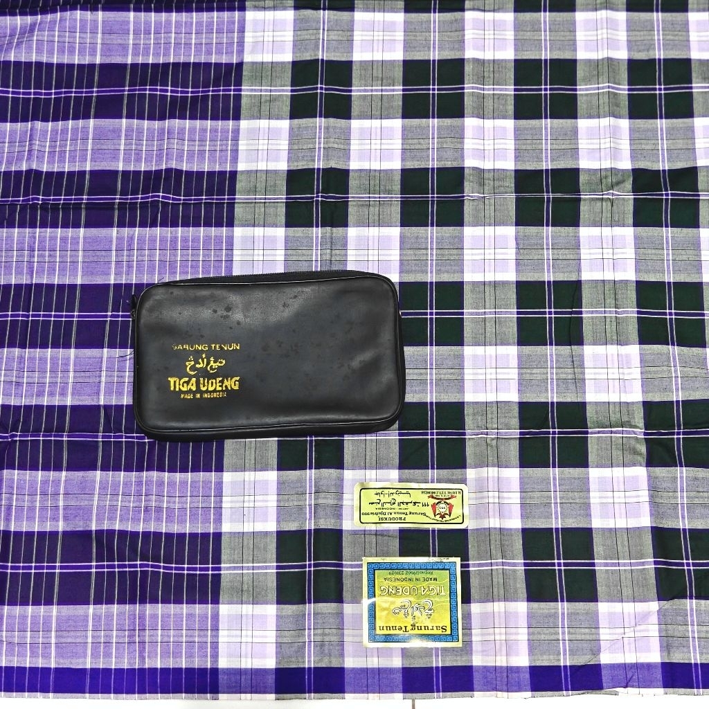 sarung jadul merek tiga udeng Al djufrie (bukan sarung pl preloved)