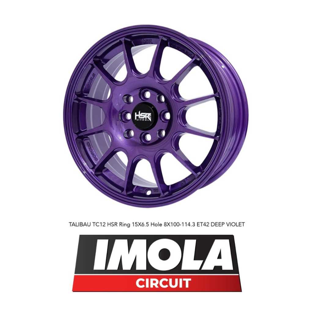 Velg Mobil Racing Jari Jari buat Avanza Kijang HSR Talibau R15 Violet