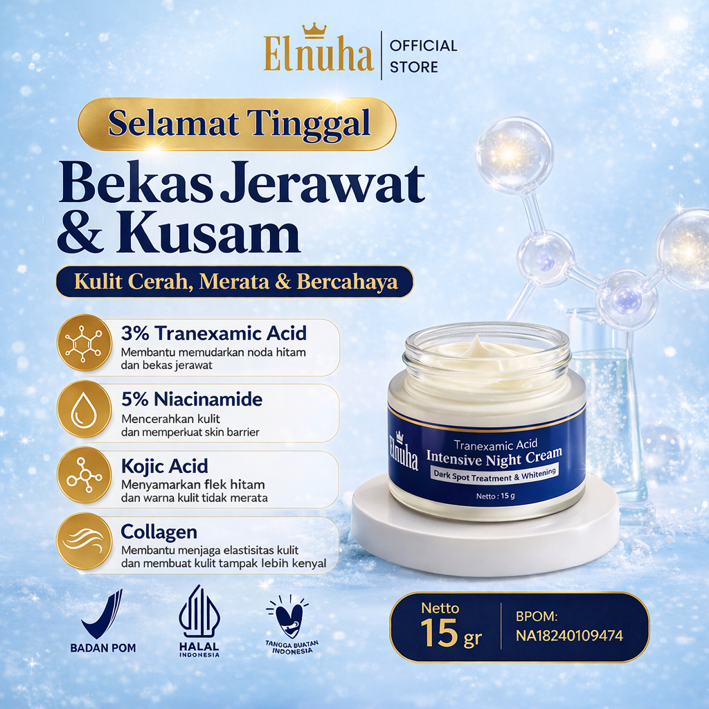 Cream Pemutih Wajah Pria | Skincare Pria Pemutih Wajah BPOM dan HALAL