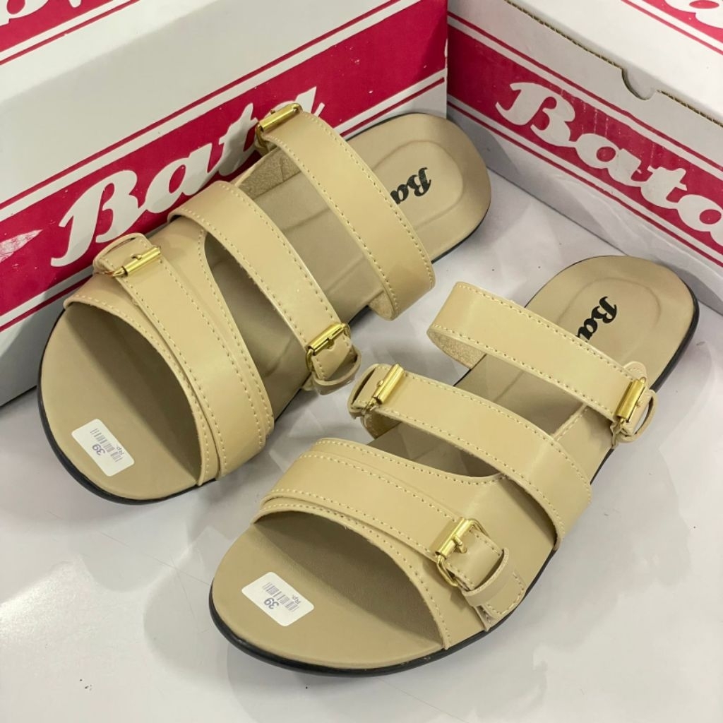 BATA/Sandal Slop 04 Flat Teplek Wanita Sandal Teplek wanita Dewasa Murah