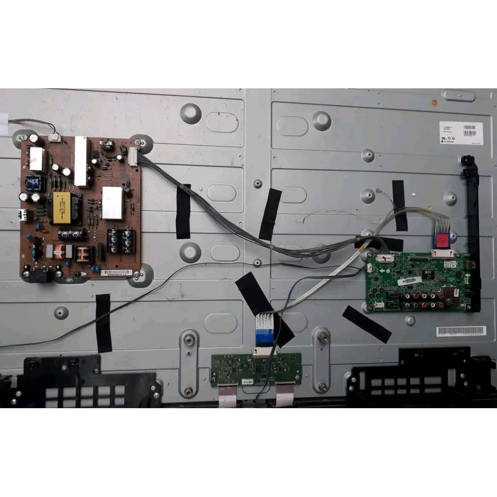 1 SET MESIN TCON MB PSU MAINBOR MAINBOAR MODUL MAINBOAR MAINBOARD POWER SUPPLY SUPLI SUPLAY SUPPLY R
