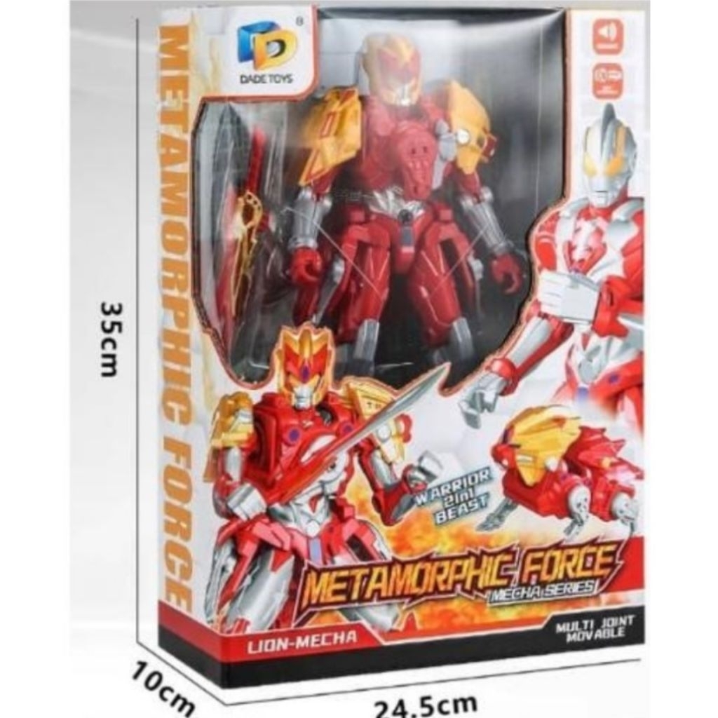 figure ultraman plus lion armor robot figure robot lion fire armor figure robot transformer lion fig