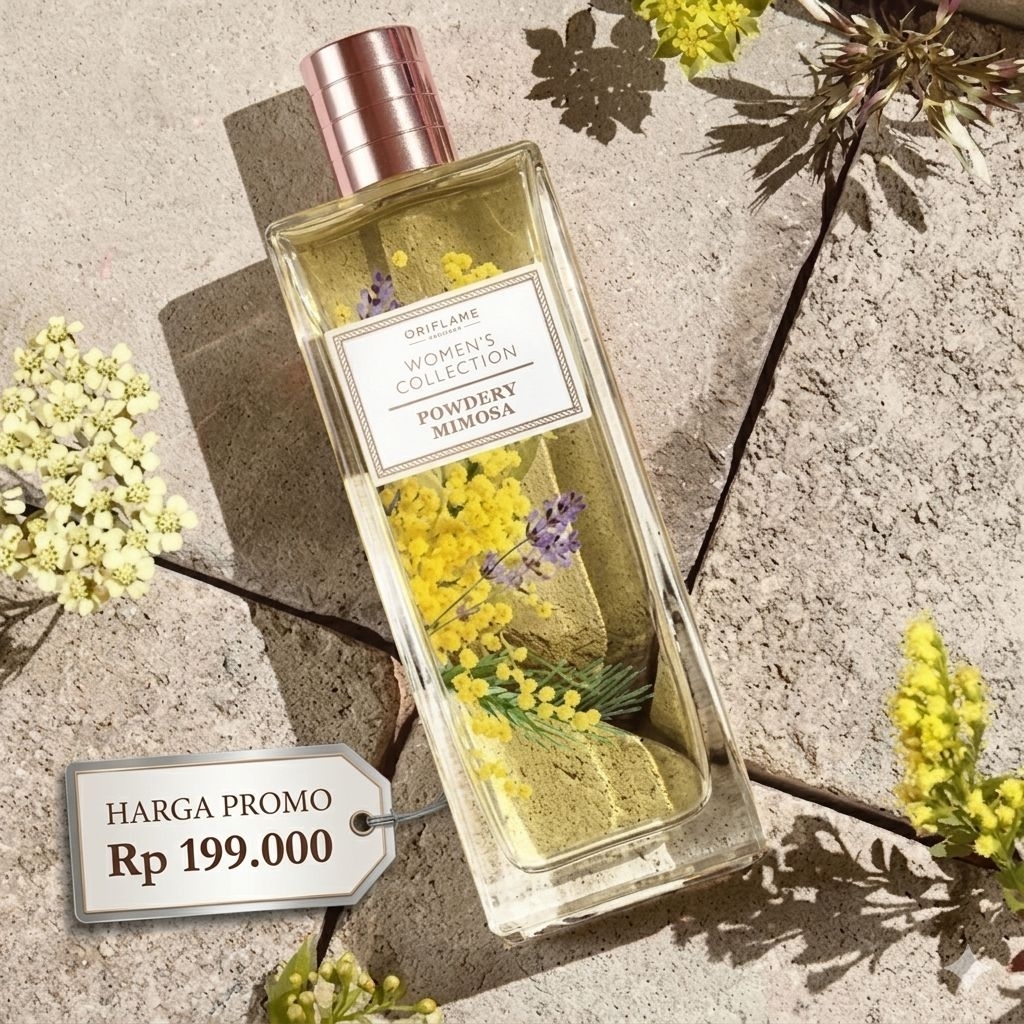 Women's Collection Powdery Mimosa Parfum Wanita Oriflame