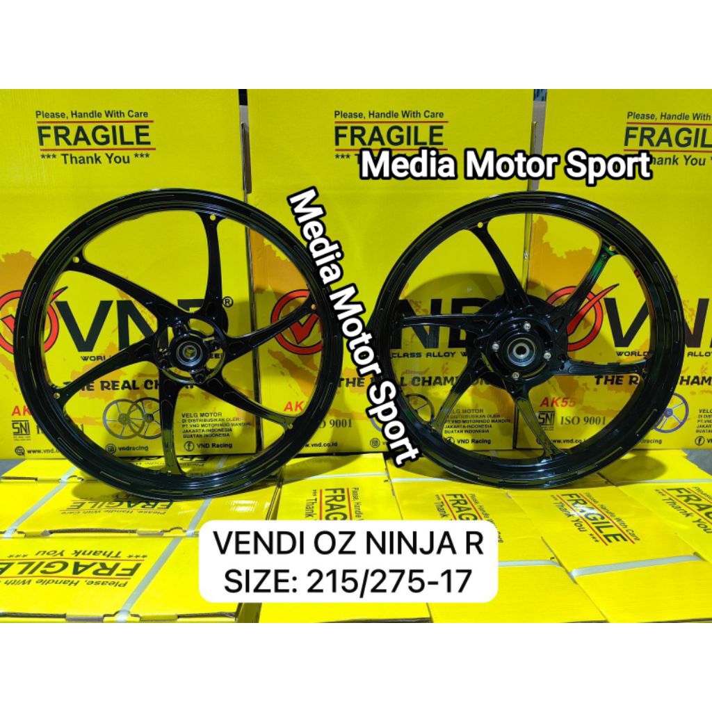 Velg Racing VND Original Vendi Oz Kawasaki Ninja 150 R / Ninja 150 Ss / Ninja 150 RR Old/ New