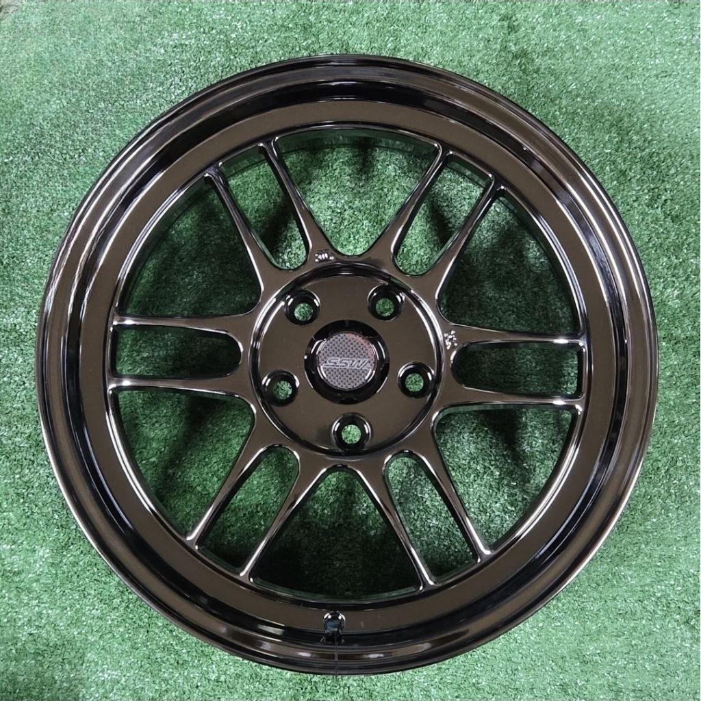 velg mobil ring 17 et 22 ENKEI RPF1 SSW ORIGINAL THAILAND BLACK CROME velg racing r17 lebar 8 pcd 5x