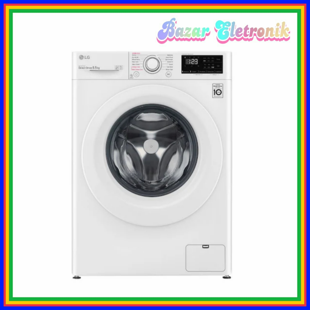 MESIN CUCI LG FV 1285 S5WS / MESIN CUCI LG FRONT LOADING / MESIN CUCI LG 8.5KG / MESIN CUCI LG