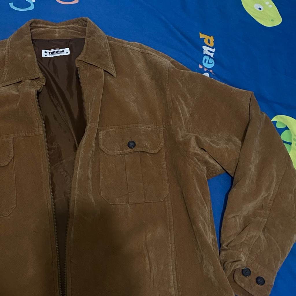 Work Jacket Brown Renoma Size M