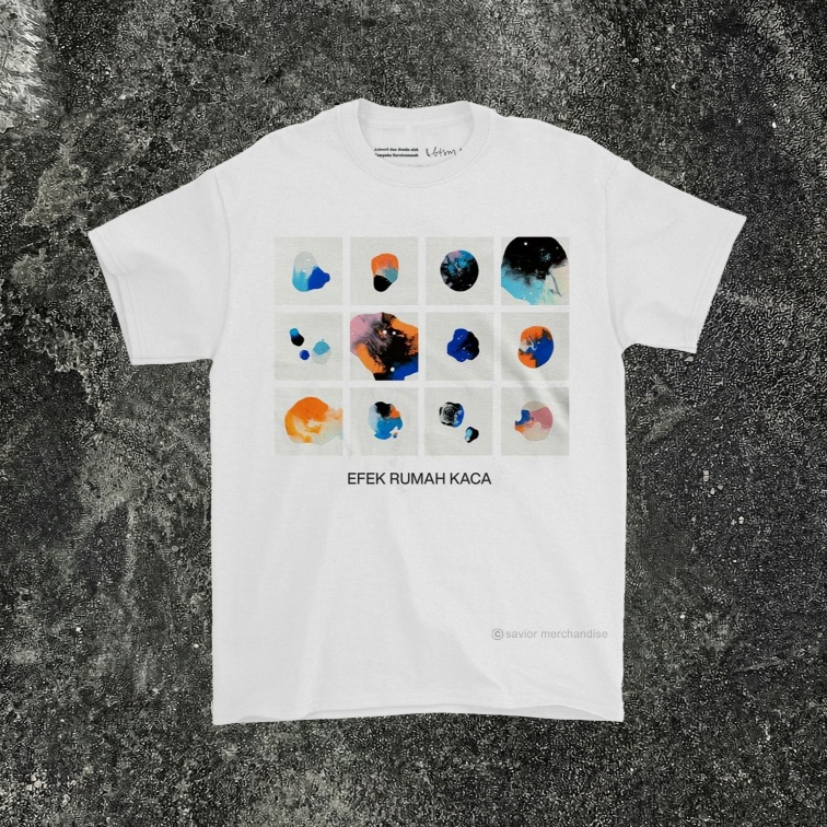 Original T shirt Efek Rumah Kaca - RIMPANG Putih