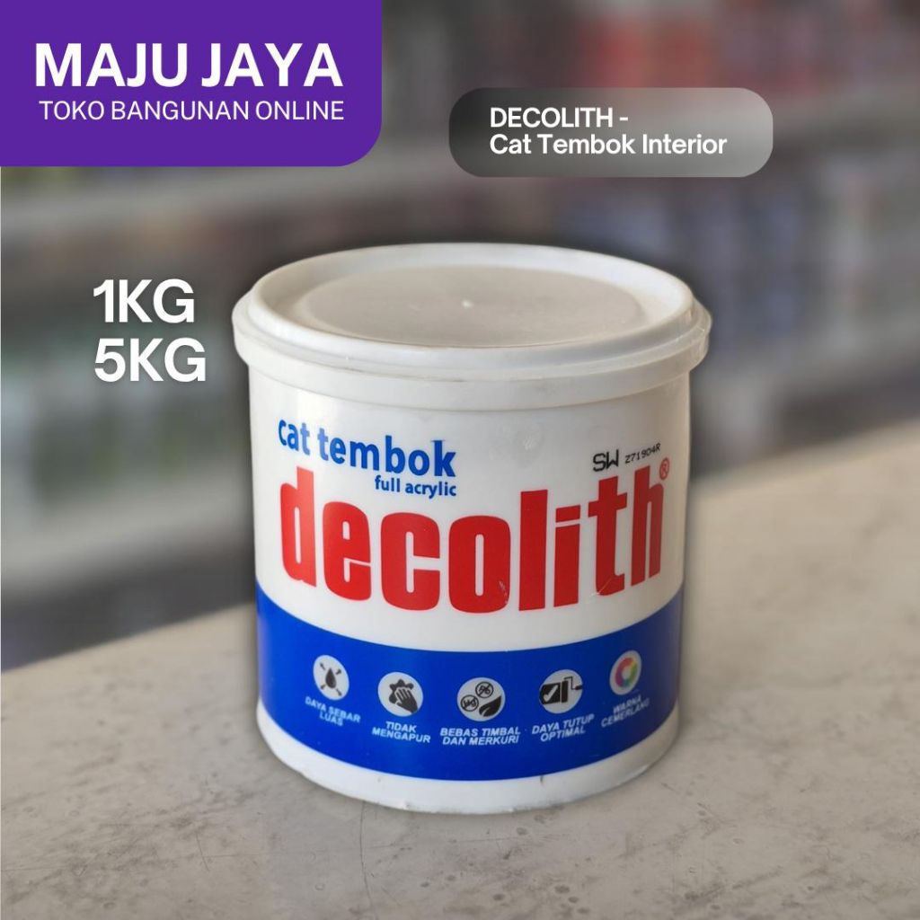 CAT TEMBOK | CAT TEMBOK DECOLITH 1KG
