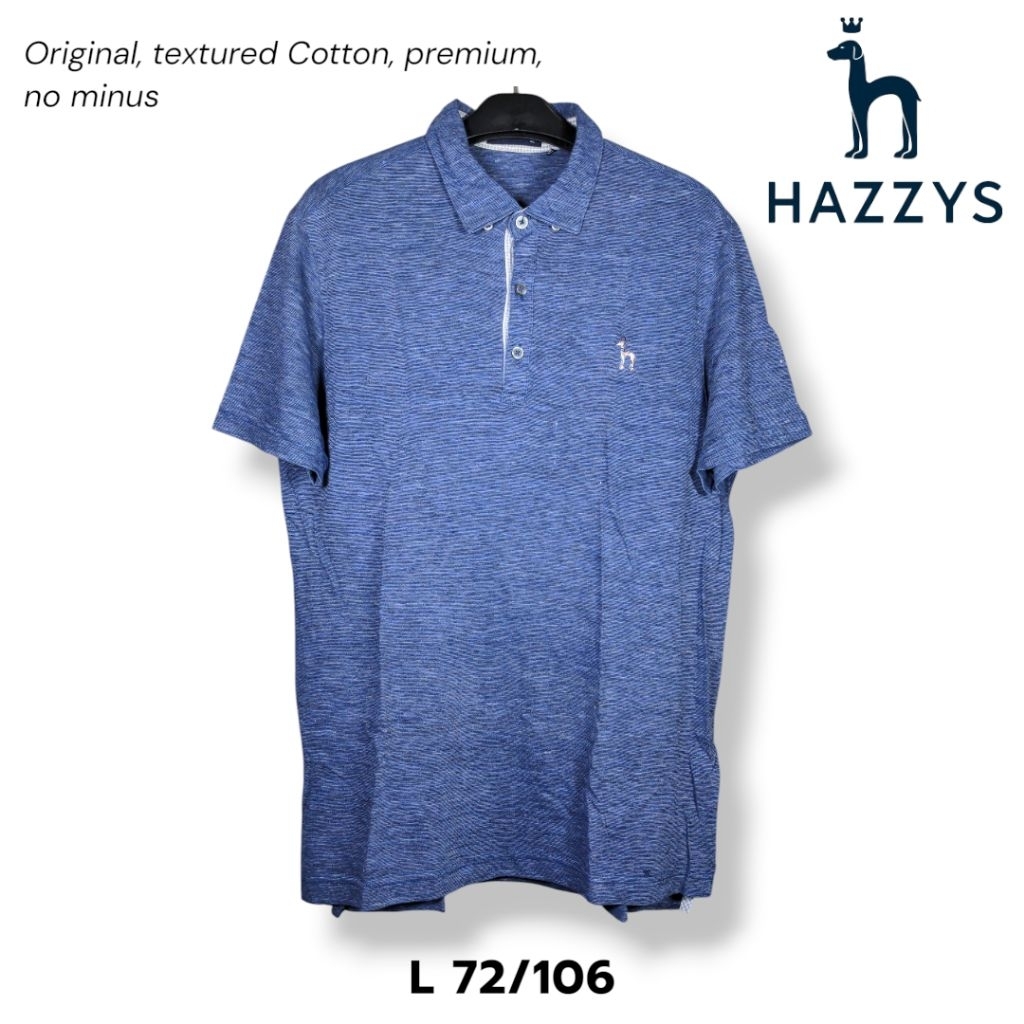 Hazzys Kaos Kerah Casual Polo Lengan Pendek Karati Size L