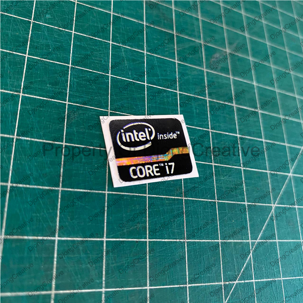 Stiker Intel Core i7 Gen 3 Black