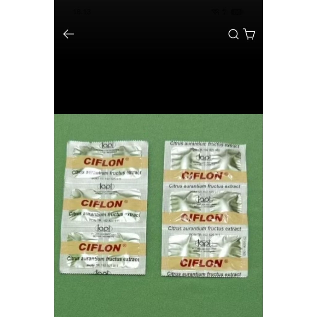 CIFLON / STRIP ISI 6 TABLET OBAT WASIR