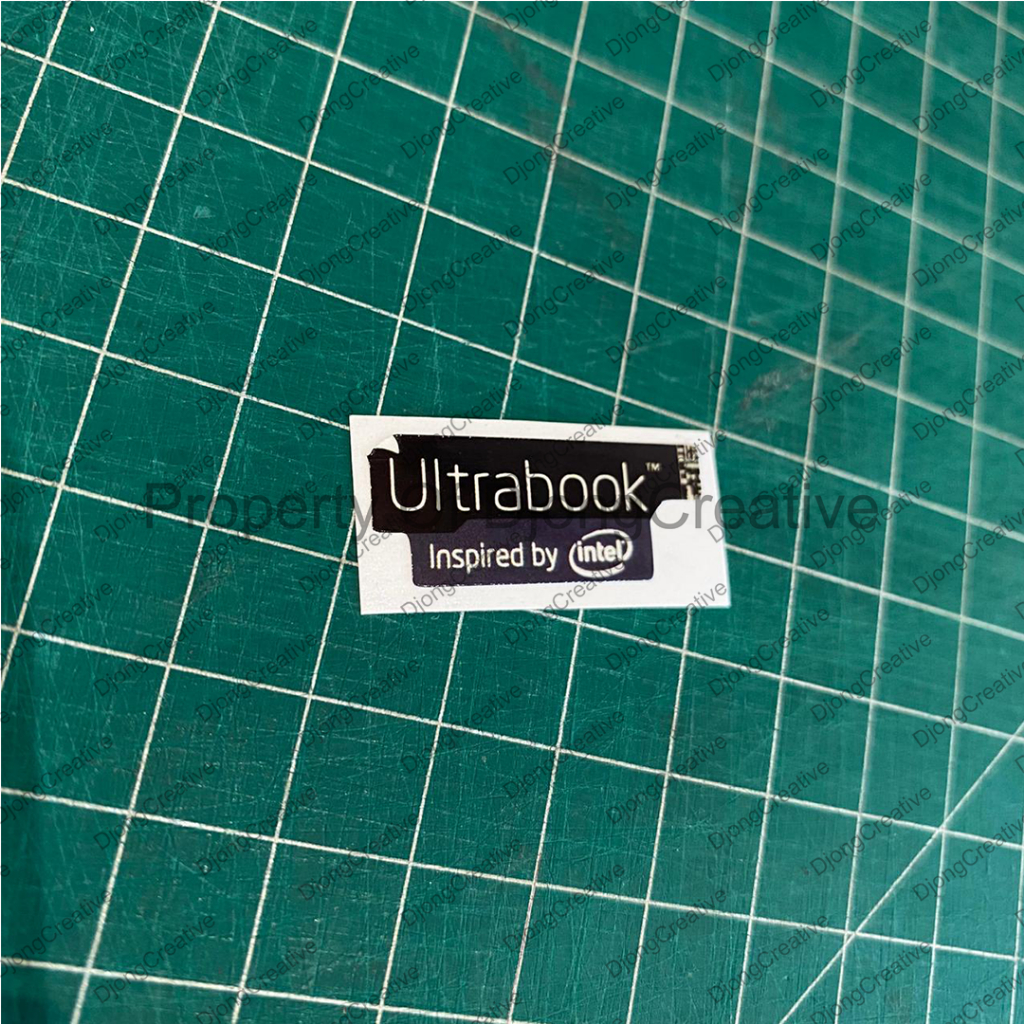 Stiker Intel Ultrabook Black