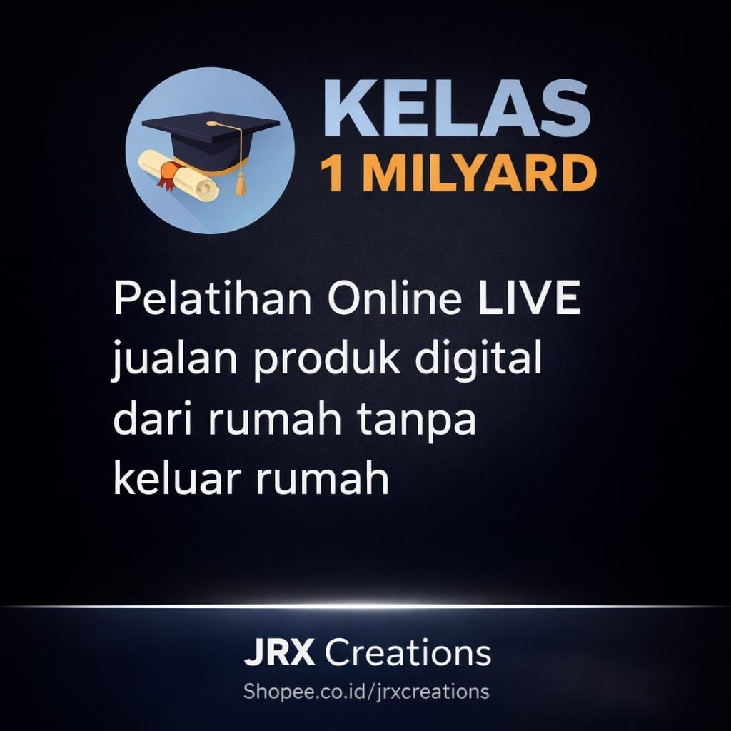 KELAS 1 M MILYAR MILYARD TUTORIAL JUALAN PRODUK DIGITAL DI RUMAH AJA DIGITAL