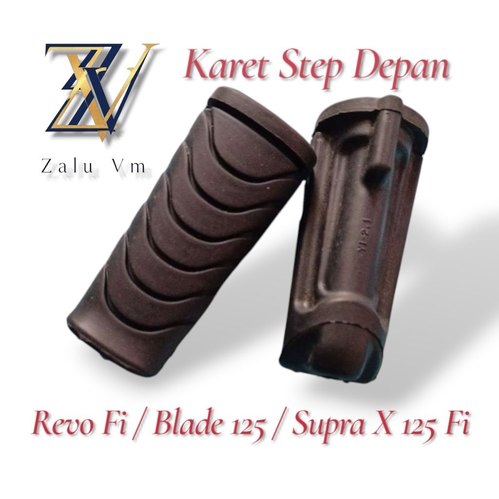karet step depan Revo fit fi Supra x 125 fi Blade 125 fullset kanan kiri