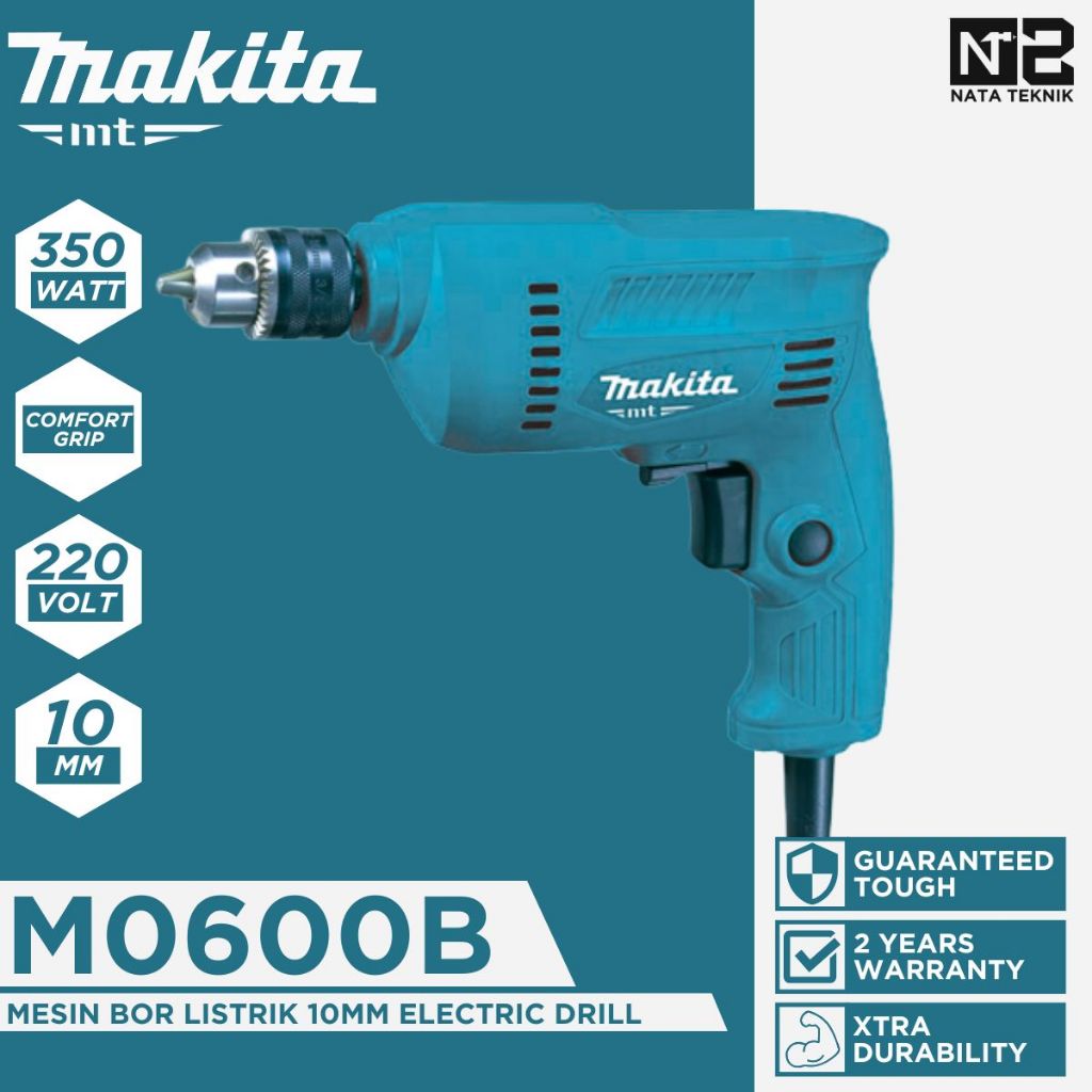 MAKITA M0600B Mesin Bor Listrik 10mm MAKITA M 0600 B Electric Drill 10mm