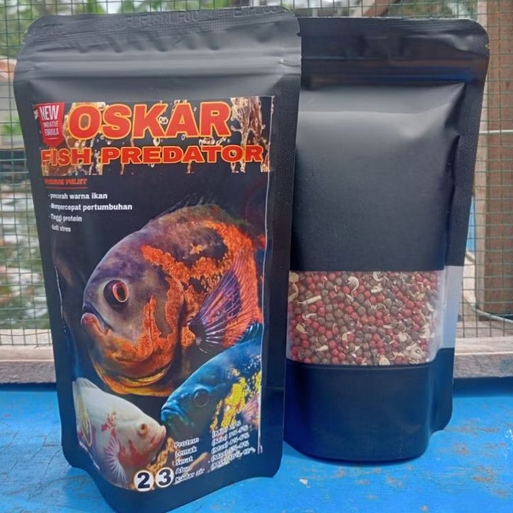 PELET IKAN HOAS OSKAR PREMIUM MENINGKATKAN PERTUMBUHAN DAN WARNA IKAN