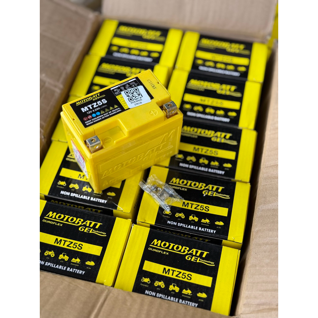 AKI ACCU KERING MOTOBATT GEL MTZ5S ACCU SEPEDA MOTOR HONDA BEAT FI BEAT